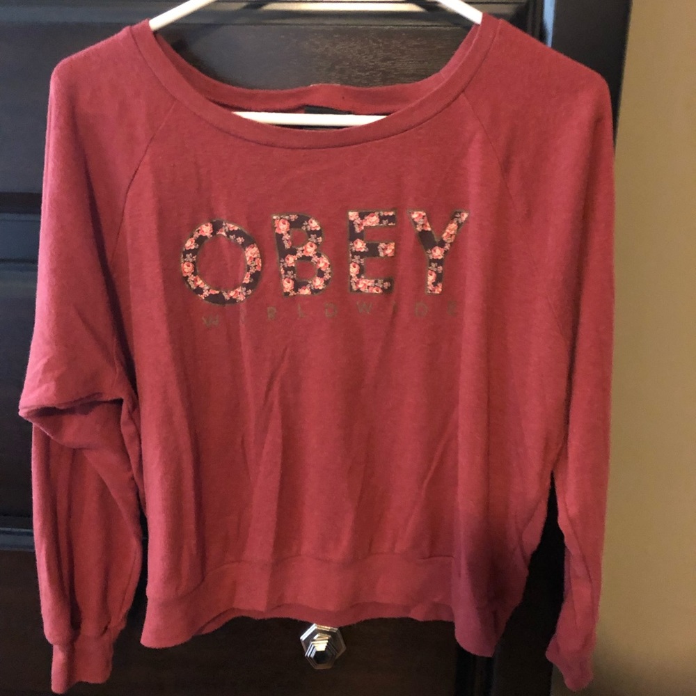 Obey long sleeve shirt